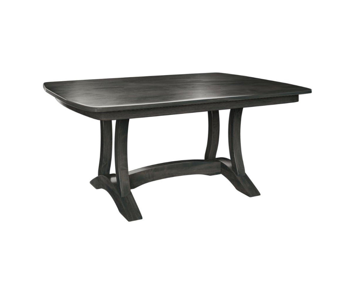 RICHFIELD DOUBLE PEDESTAL TABLE - SOLID TOP - 42” x 60”