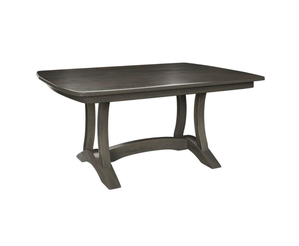 RICHFIELD DOUBLE PEDESTAL TABLE - SOLID TOP - 42” x 60”