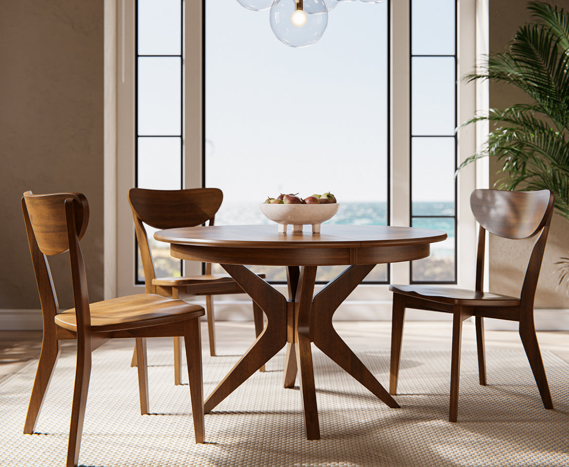 SEYMOUR TABLE - SOLID TOP - 36” ROUND