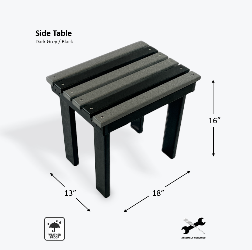 ECONOMY POLY SIDE TABLE